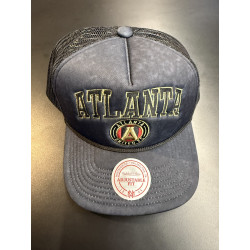 ATU M Marble Pro-Curved Trucker BLK OSFA