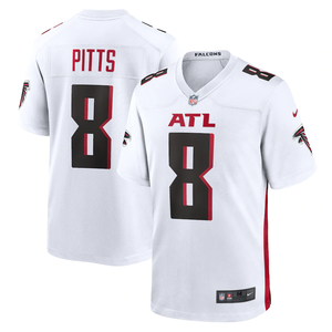 Men's Nike Kyle Pitts White Atlanta Falcons Game Jersey